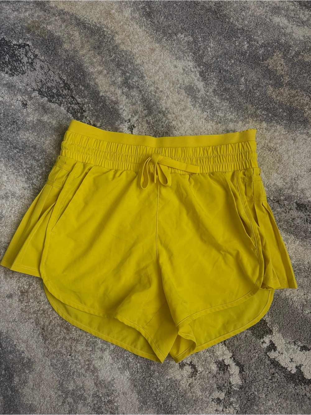 JoyLab Bright Yellow Athletic Drawstring Shorts